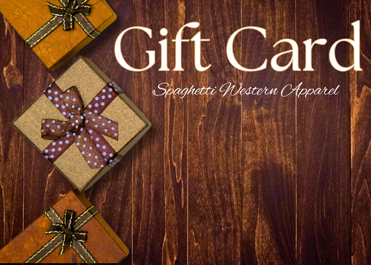 Spaghetti Western Gift Card