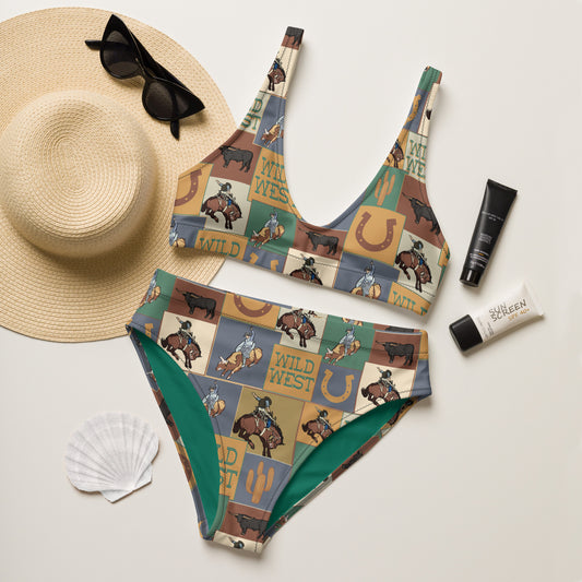 Git Up Rodeo Style high-waisted bikini