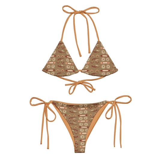 Desert Coconut Sunset String Bikini