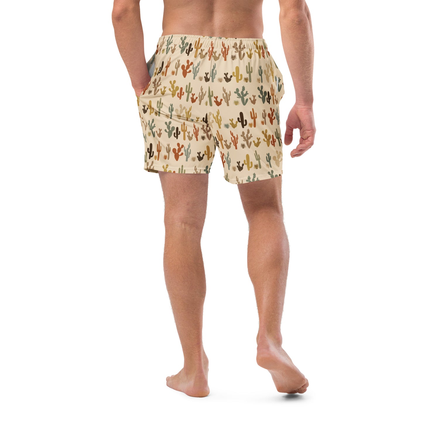 Wild Cactus Men's swim trunks