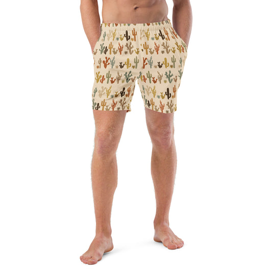 Wild Cactus Men's swim trunks