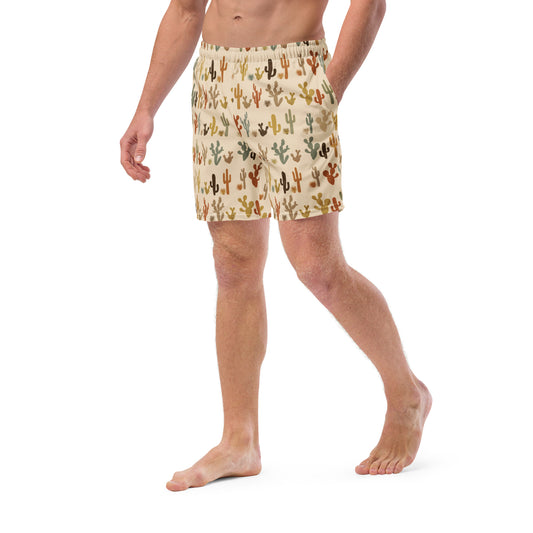 Wild Cactus Men's swim trunks