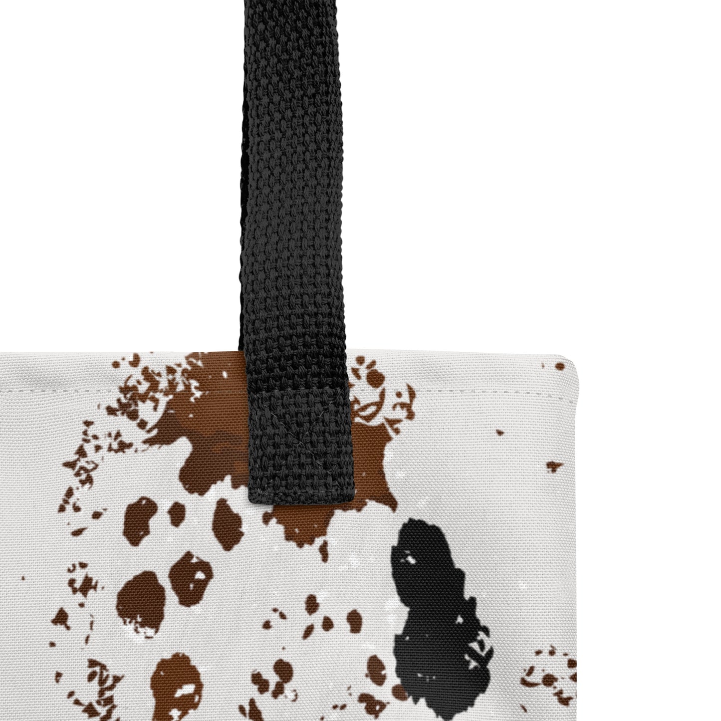 Small Chocolate Cow Tote Bag