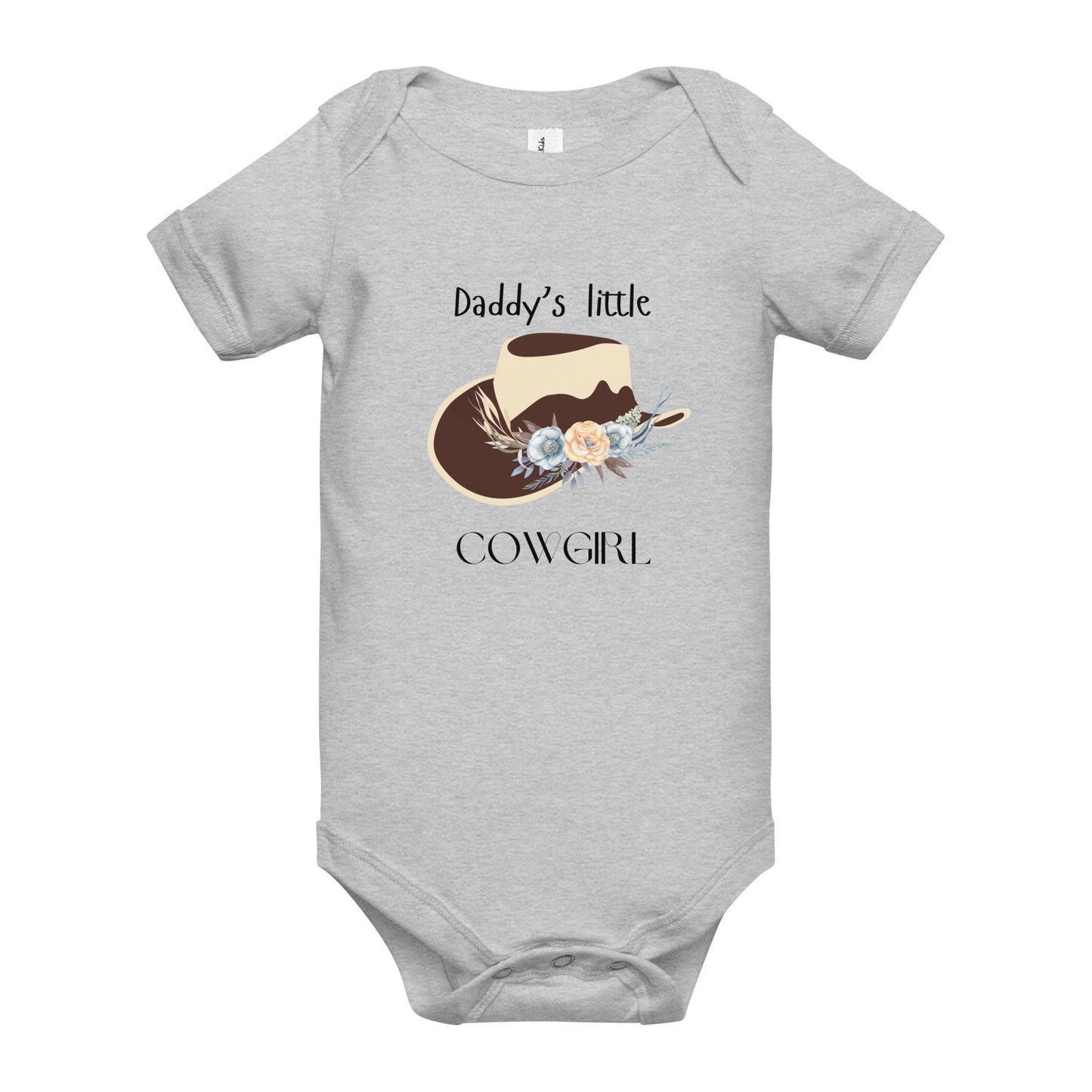 Daddy's Little Cowgirl Baby Onesie