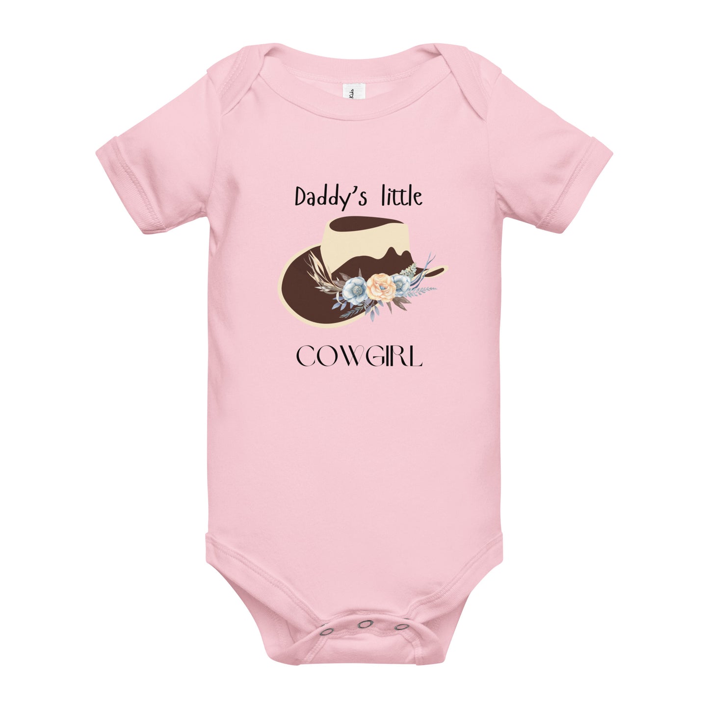 Daddy's Little Cowgirl Baby Onesie