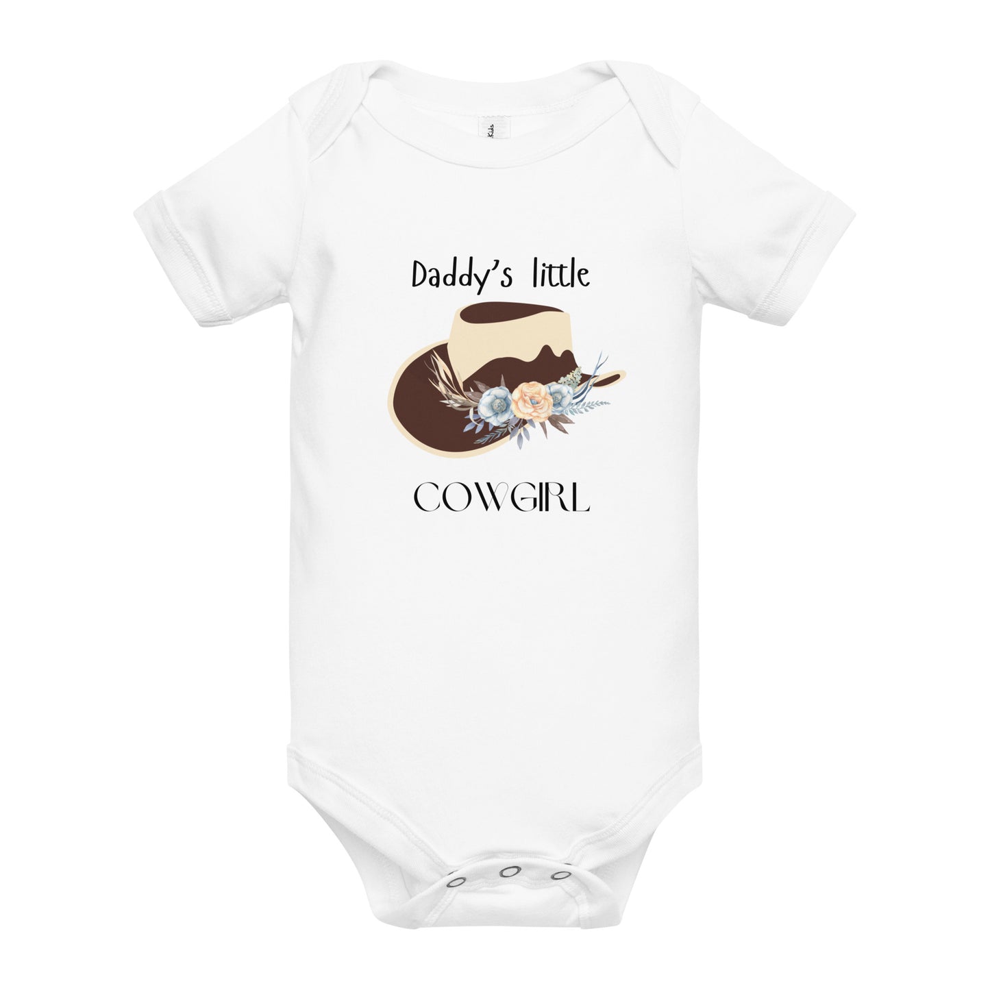 Daddy's Little Cowgirl Baby Onesie