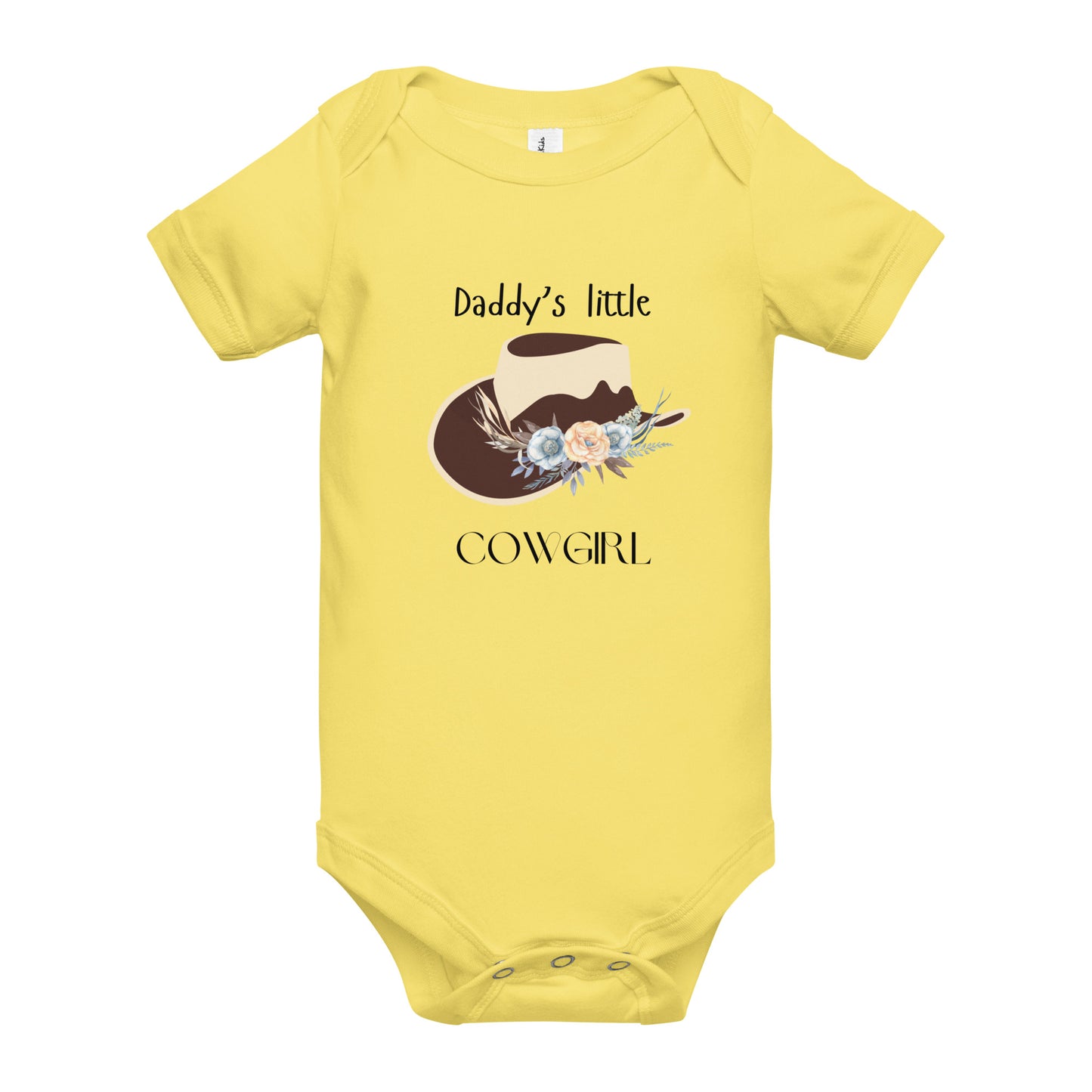 Daddy's Little Cowgirl Baby Onesie