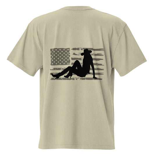 All American Oversized Faded T-Shirt