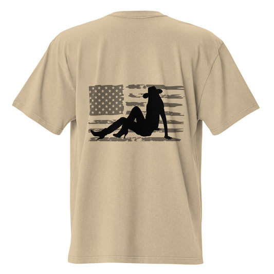 All American Oversized Faded T-Shirt