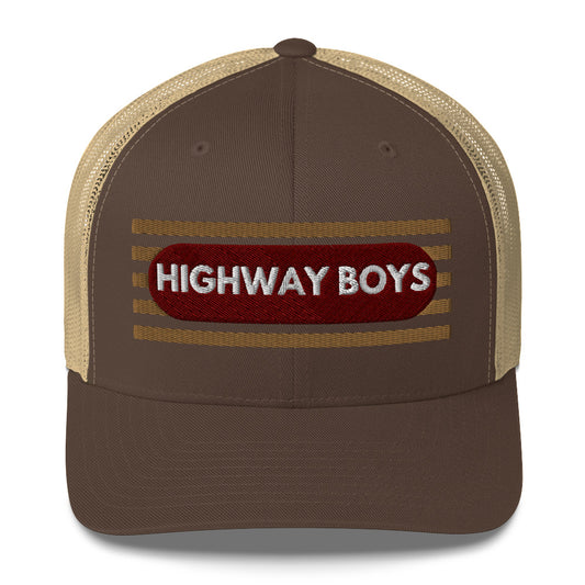 Embroidered Highway Boys Trucker Cap