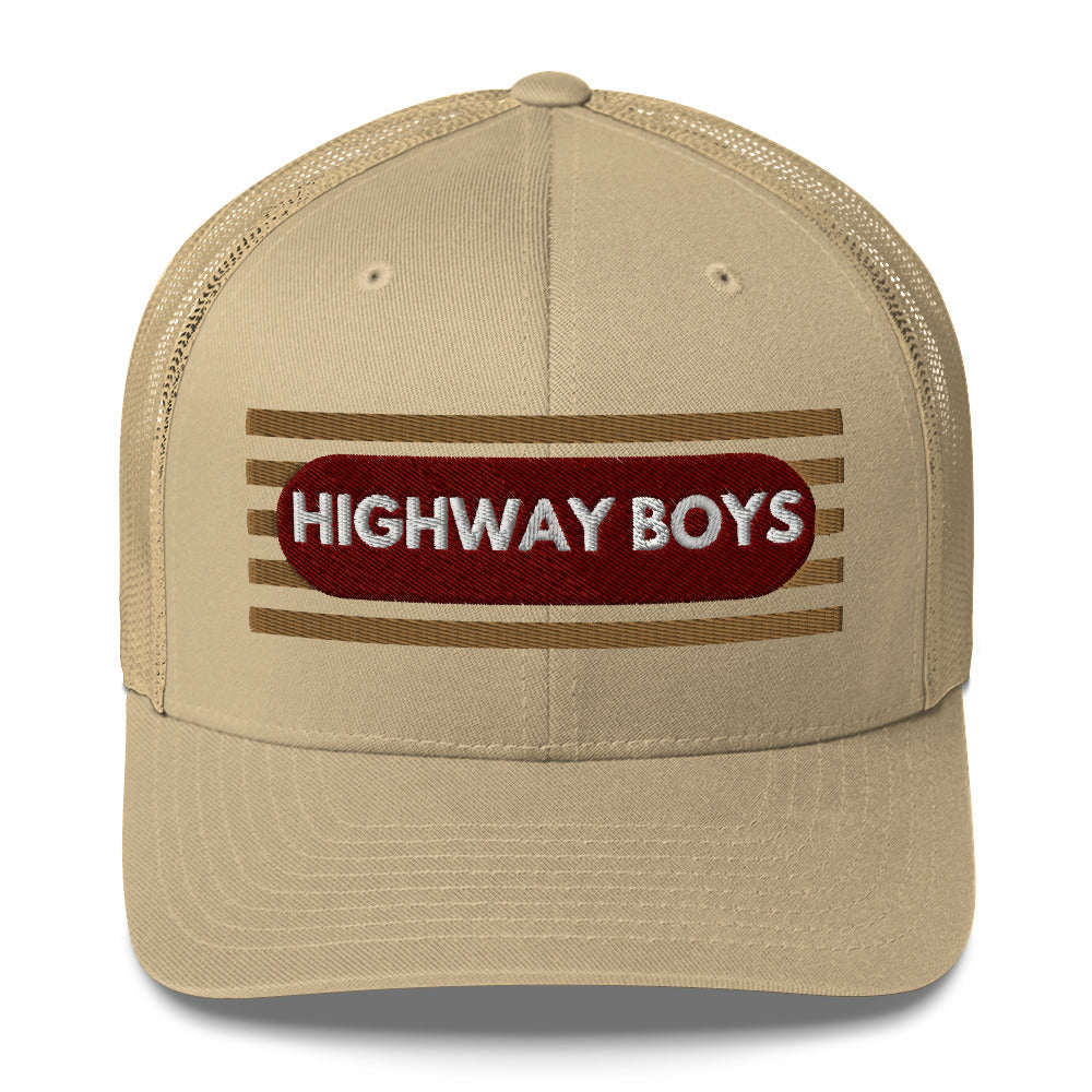 Embroidered Highway Boys Trucker Cap