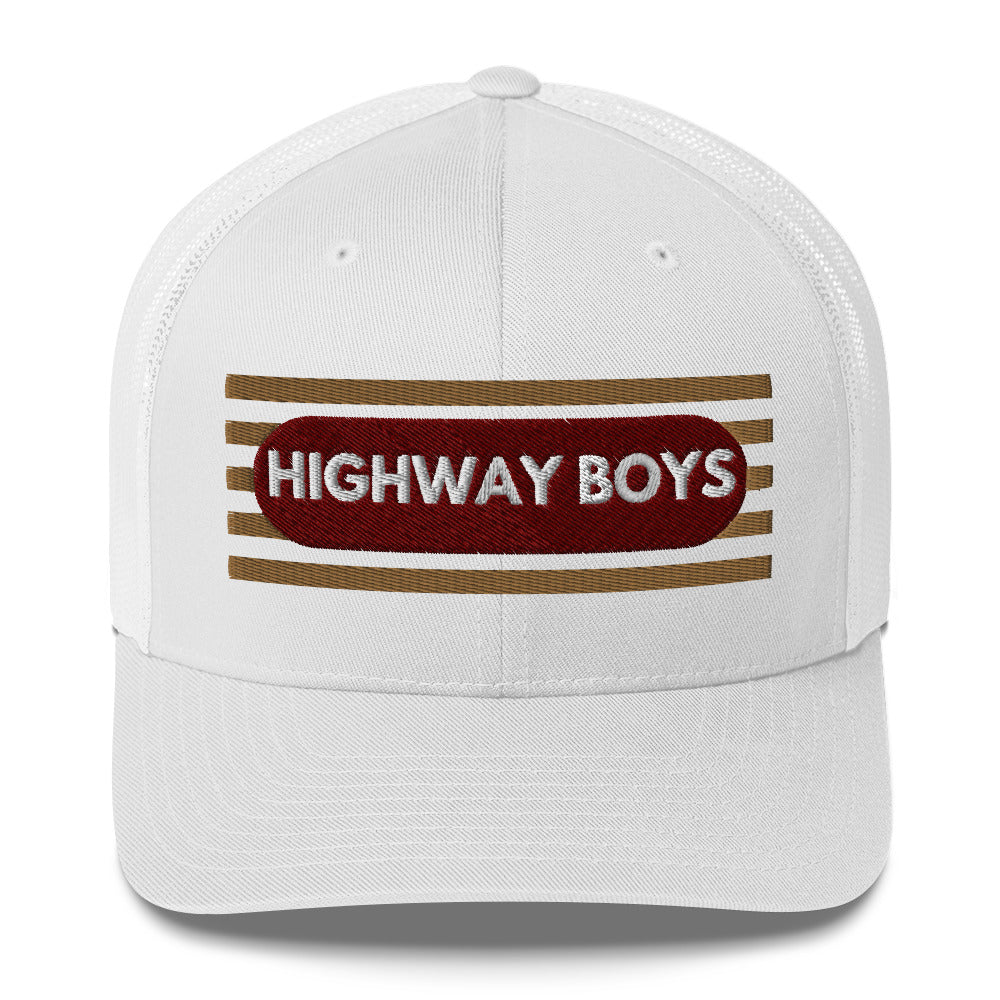 Embroidered Highway Boys Trucker Cap