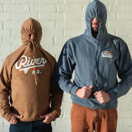 River Road Logo Hoodie | Brown