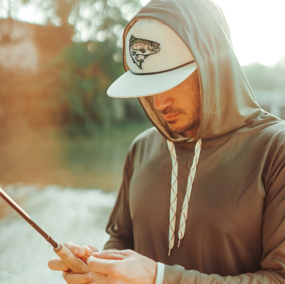 Rainbow Trout Snapback Hat