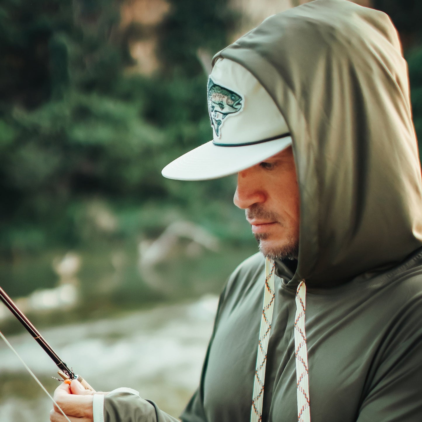 Rainbow Trout Snapback Hat