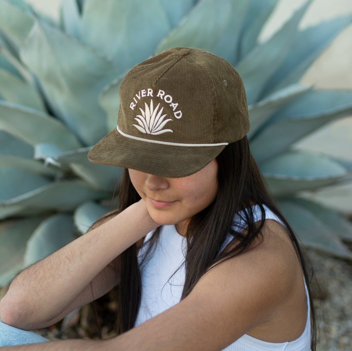 River Road Agave Corduroy Snapback Hat