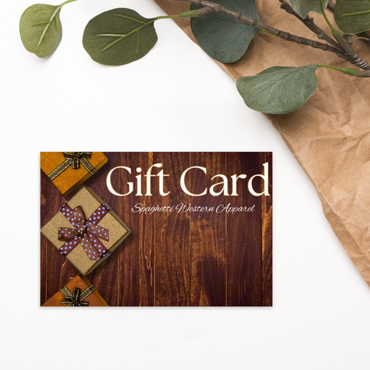 Spaghetti Western Gift Card