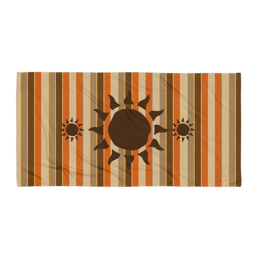 Burnt Sun Beach Towel