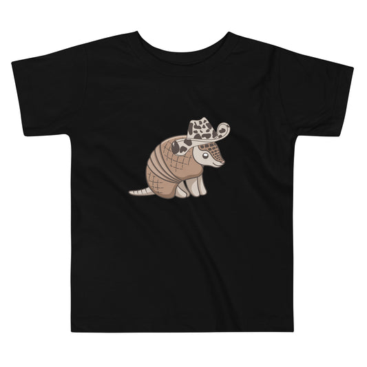 Yee Haw Armadillo Toddler Short Sleeve Tee