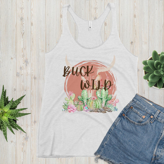 Buck Wild Women's Racerback Tank