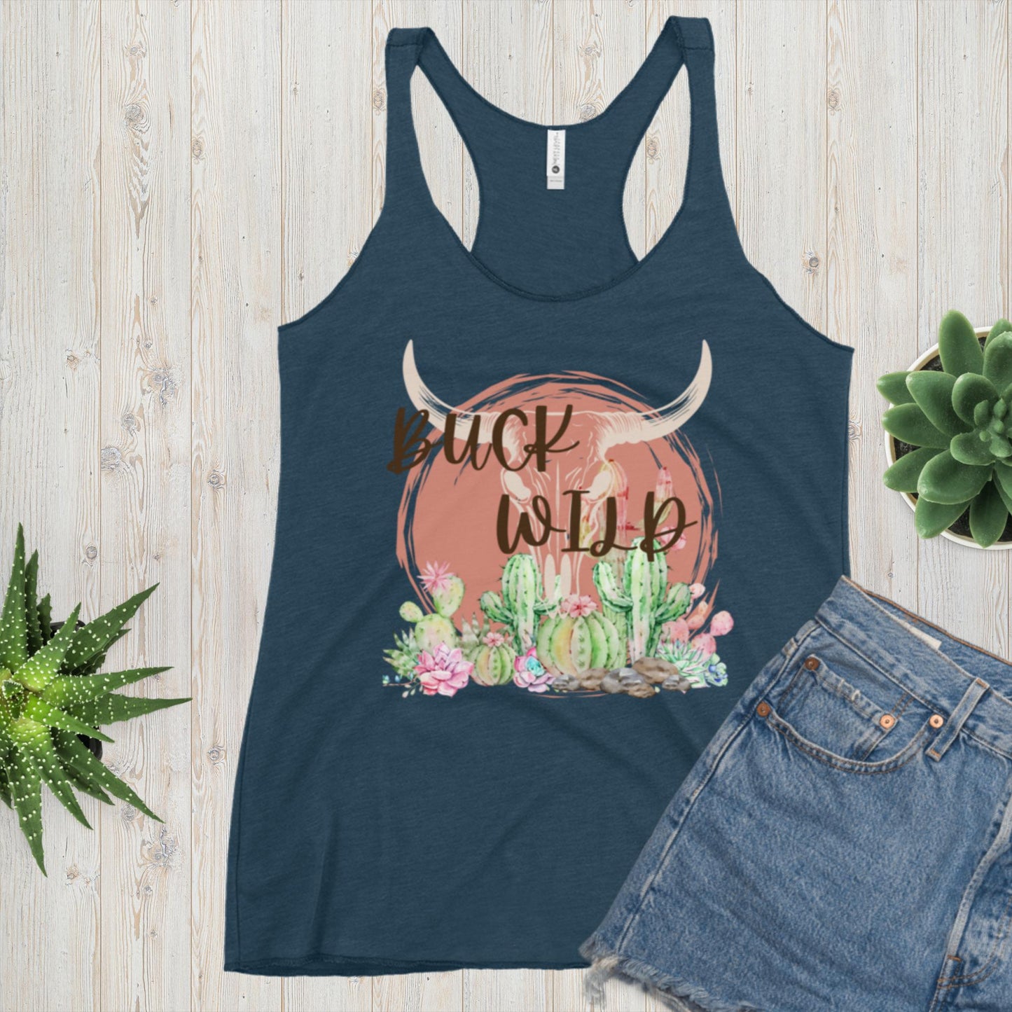 Buck Wild Women's Racerback Tank