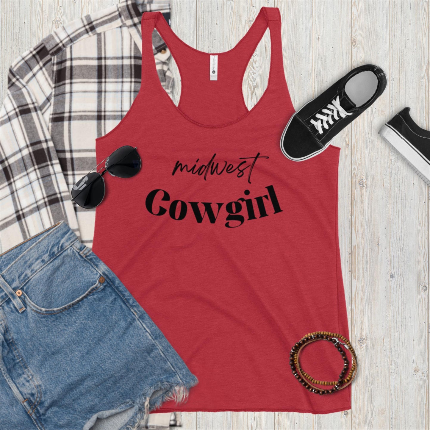 Midwest Cowgirl Women's Racerback Tank