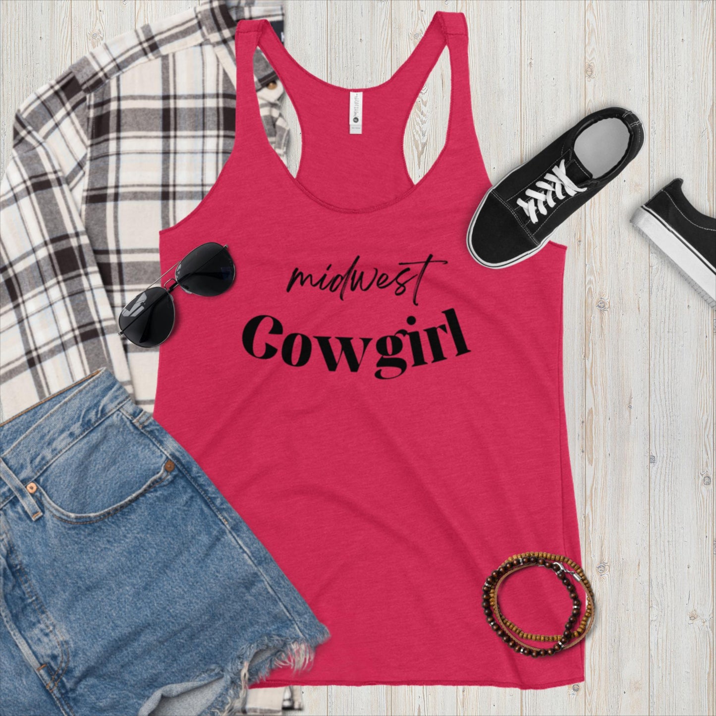 Midwest Cowgirl Women's Racerback Tank