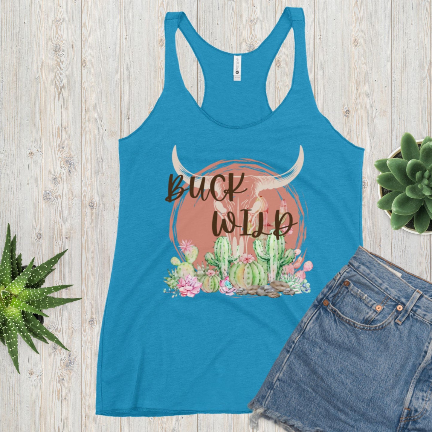 Buck Wild Women's Racerback Tank