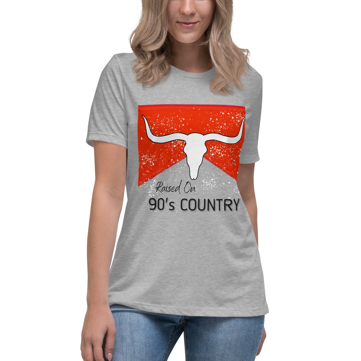 Women's Raised On 90’s Country Relaxed T-Shirt