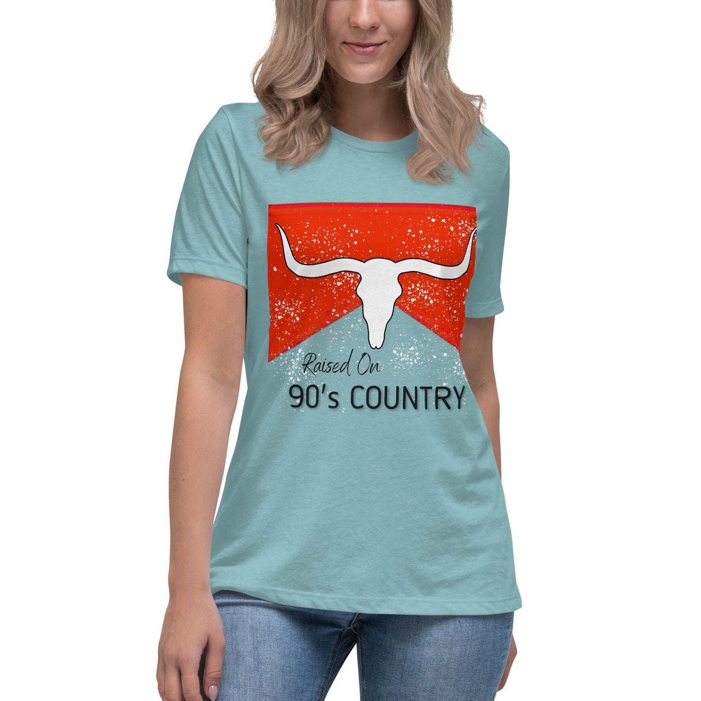 Women's Raised On 90’s Country Relaxed T-Shirt