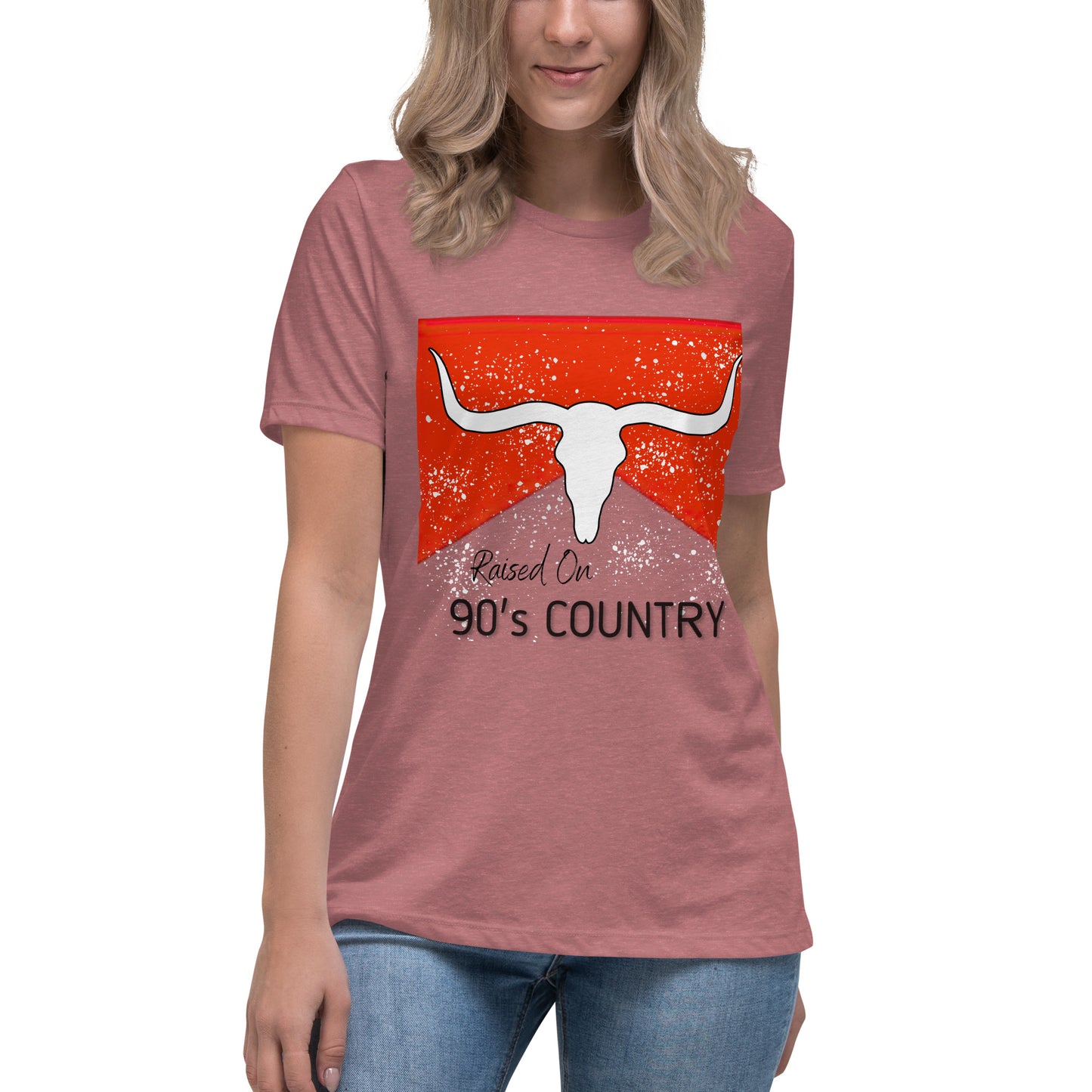 Women's Raised On 90’s Country Relaxed T-Shirt